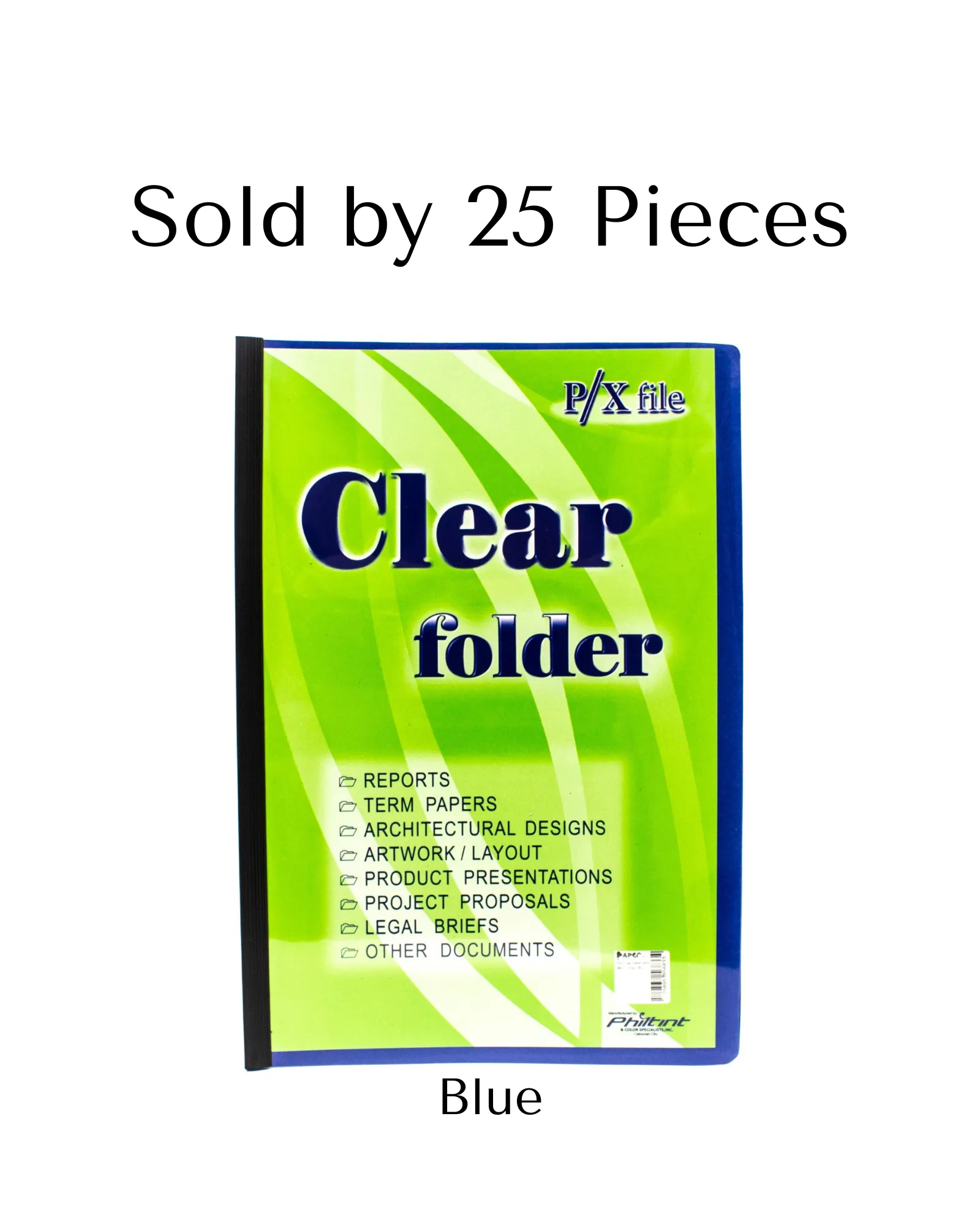 P/X Folder with Slide Long | 25pcs