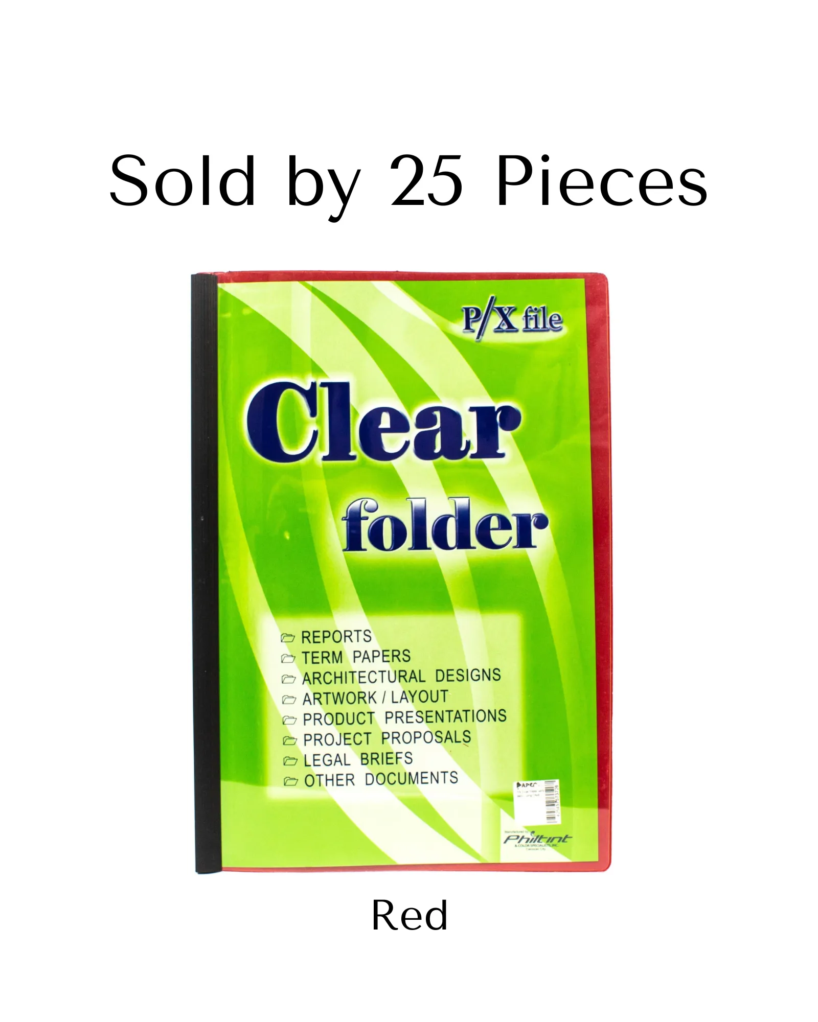 P/X Folder with Slide Long | 25pcs
