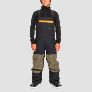 Quiksilver Mash Up Snow Bib Pants True Black - Kids