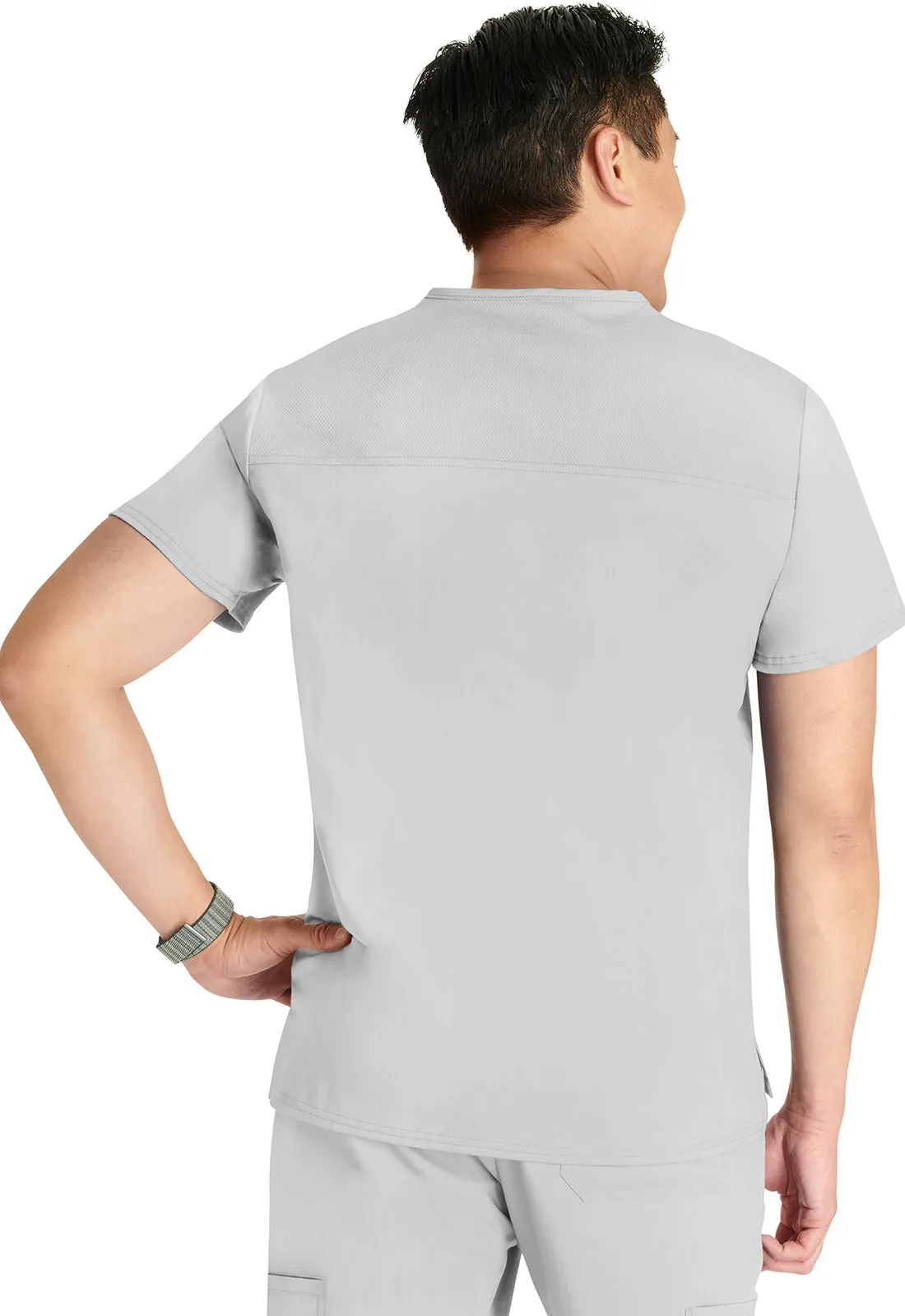 Revolution WW751 Men's V-Neck Top White