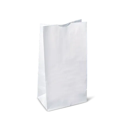 RiteEarth - 2 Lbs Plain White Paper Bag, Pack of 500, 4Bn/Case (2000/Case) - PB020W