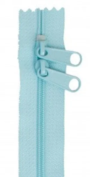 Robin's Egg Blue 30" Double Pull Zipper