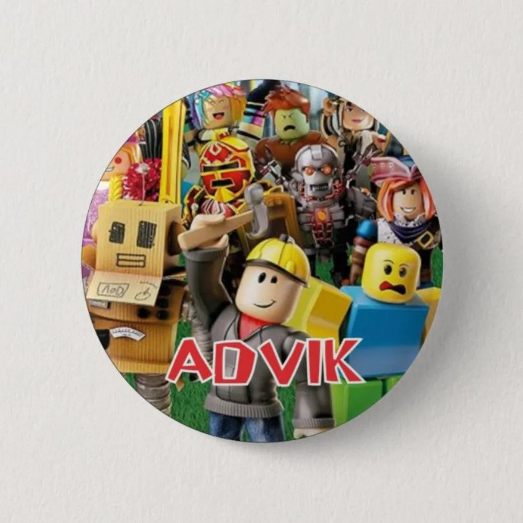 Roblox theme Button Badges - Pack of 5