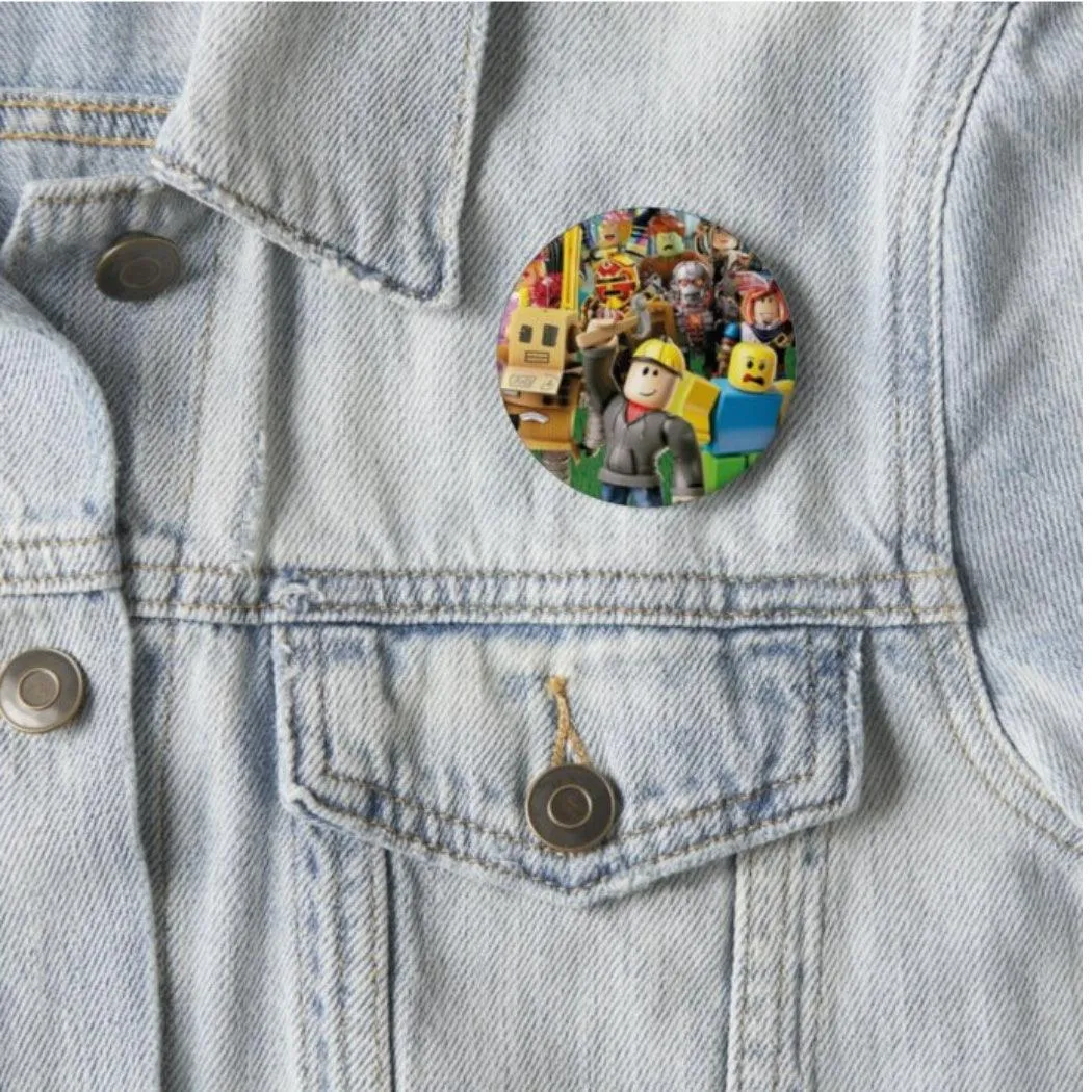 Roblox theme Button Badges - Pack of 5