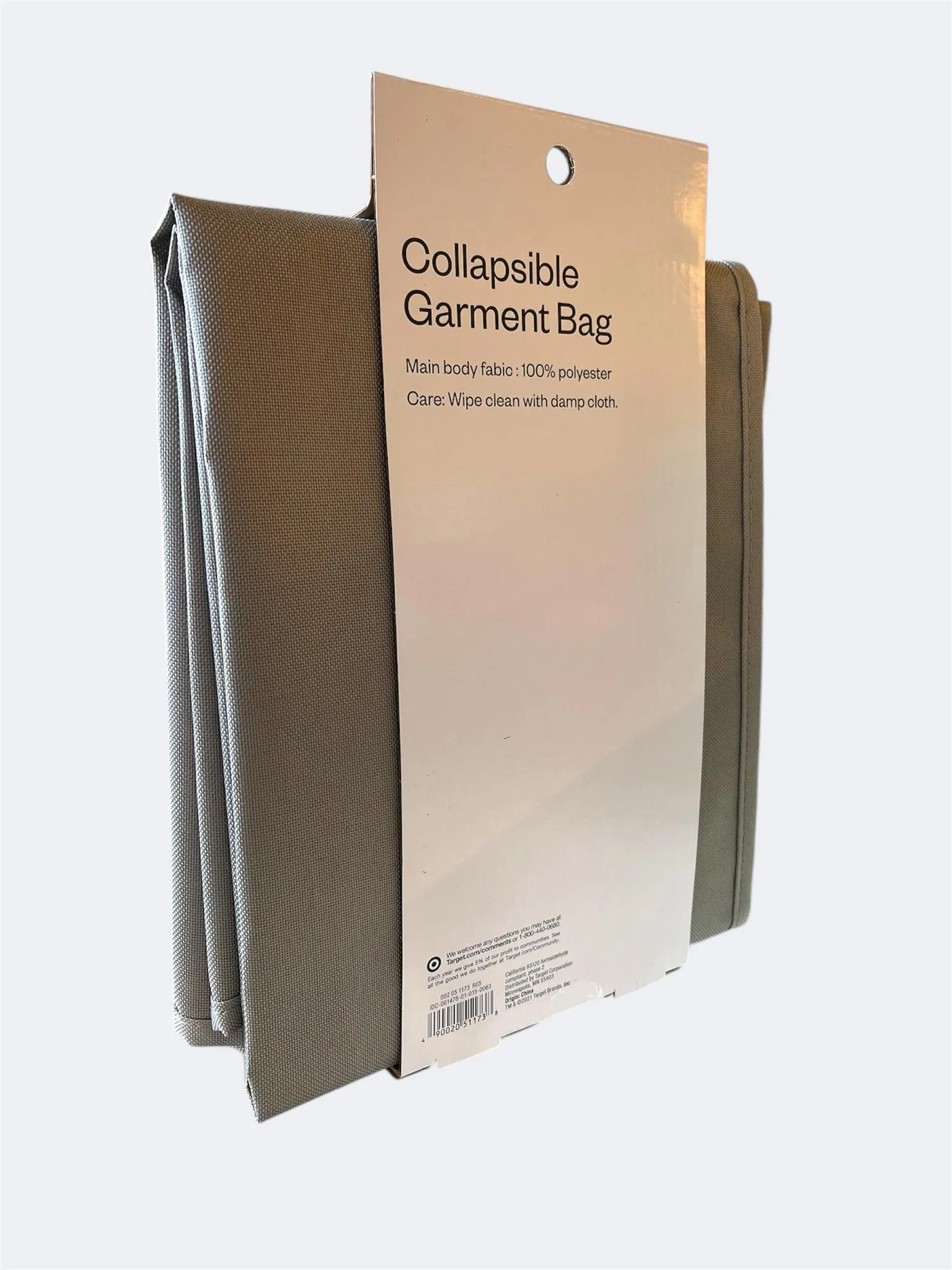 Room Essentials Travel Collapsible Garment Suit Bags 2 Pack