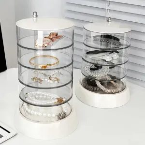 Rotatable Jewelry Organizer for Hair