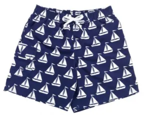 Sail Boat Swim Trunks