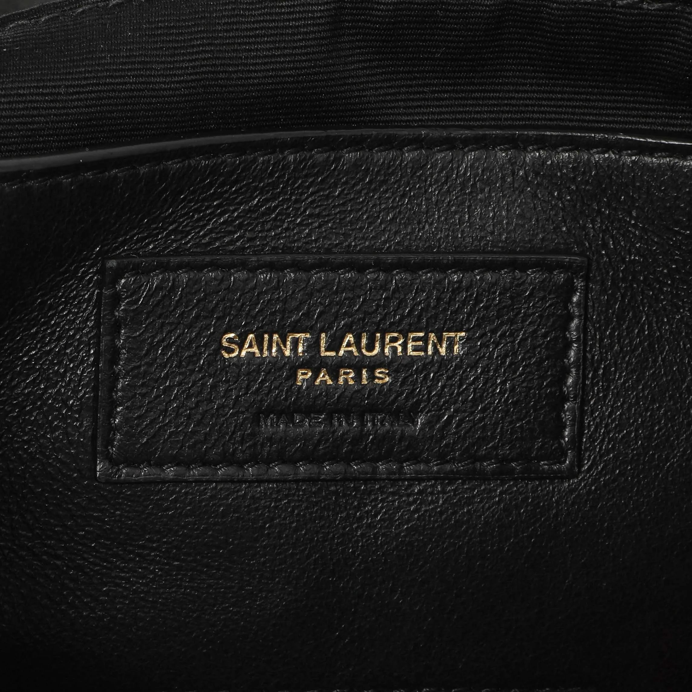 Saint Laurent Black Lambskin Matelasse Monogram Small Jamie 4.3
