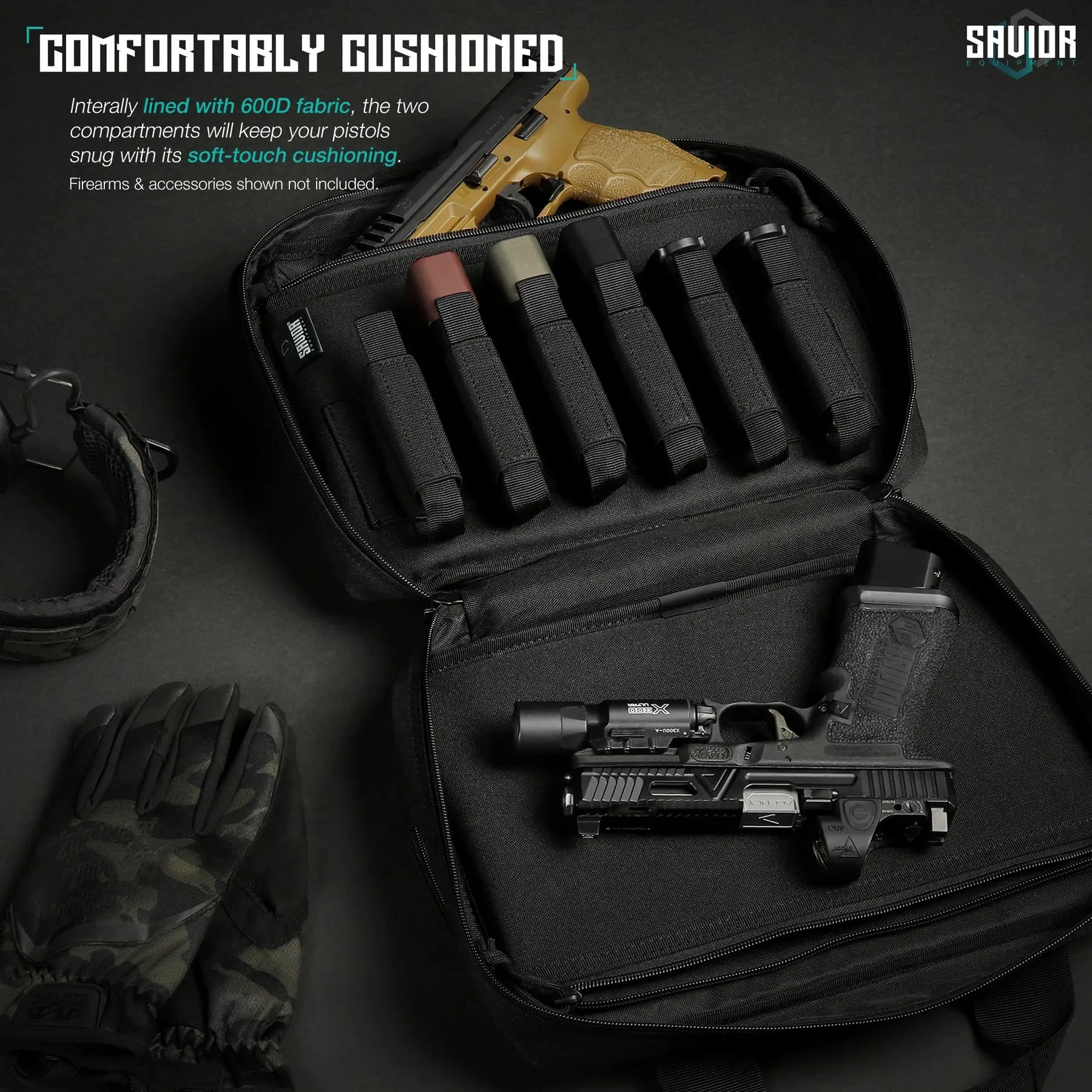 Savior Equipment Specialist Double Pistol Case