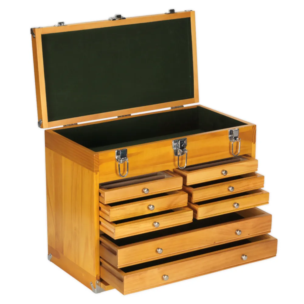 Sealey 8 Drawer Machinist Toolbox - Walnut - C