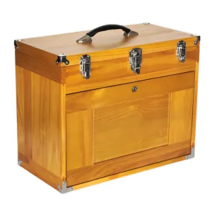 Sealey 8 Drawer Machinist Toolbox - Walnut - D
