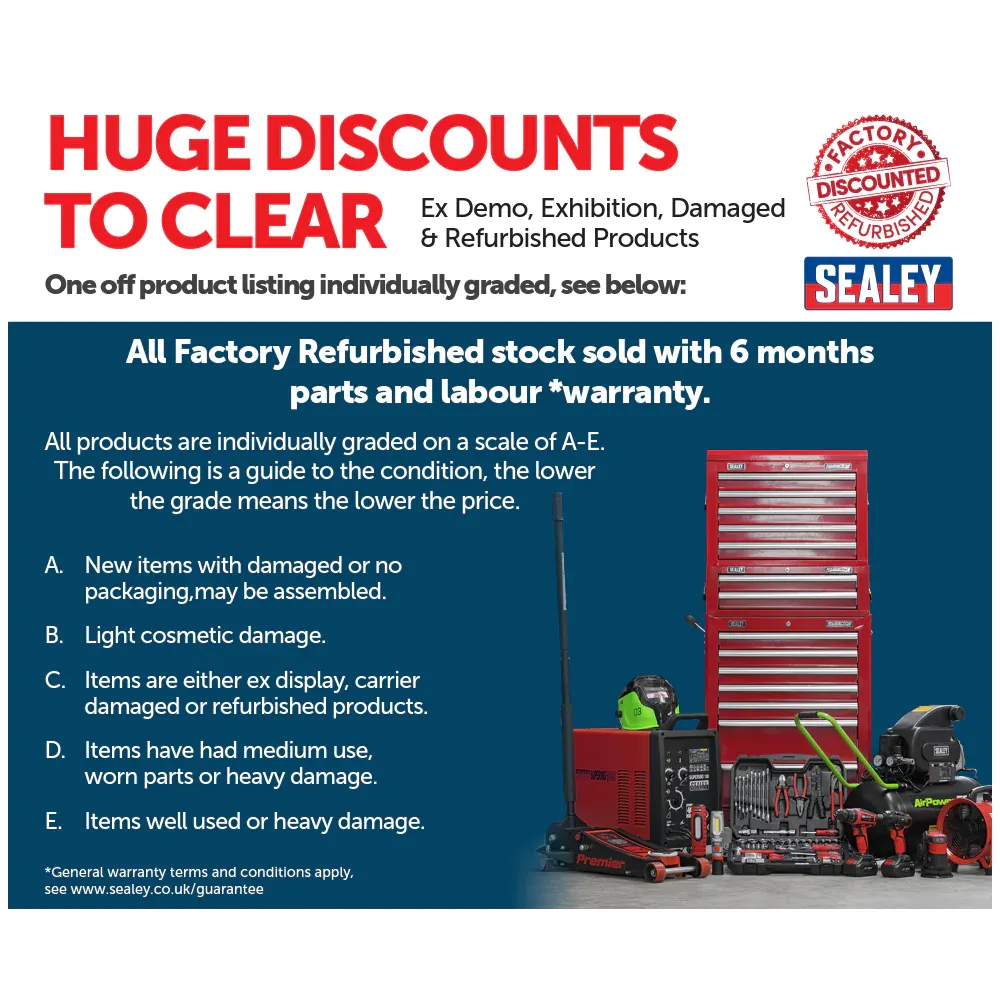 Sealey Heavy-Duty Racking Unit with 4 Mesh Shelves 640kg - B
