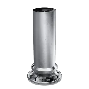 Self-Clinching Pin, 2024-T4 Aluminum, 3 x 6, 100 Pack