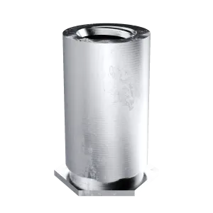Self-Clinching Standoff, Blind Thread, Steel, Zinc, M3.5x0.6 x 16, 100 Pack