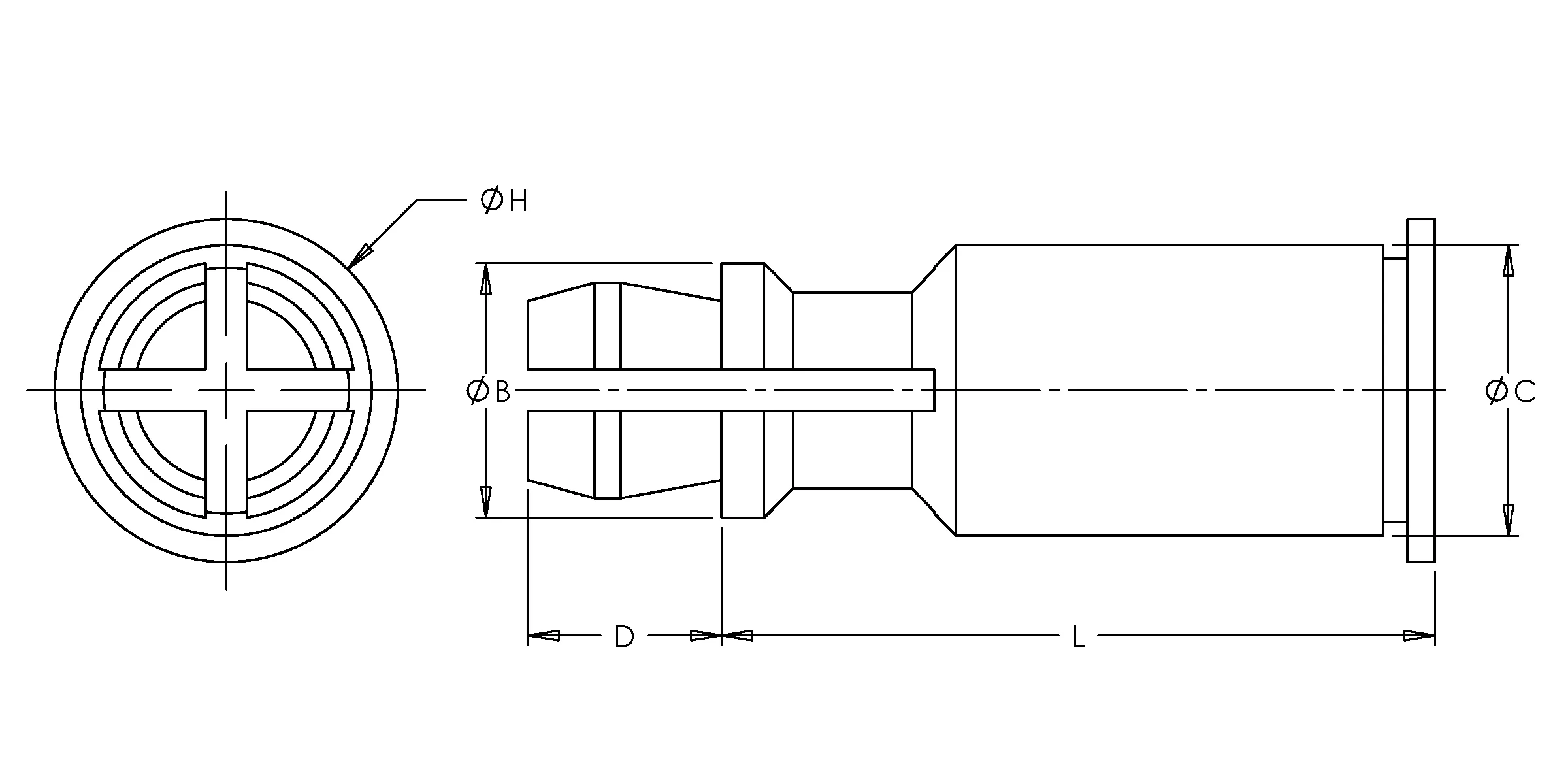 Self-Clinching Standoff, Spring Top, Steel, Zinc, 4MM x 18, 100 Pack
