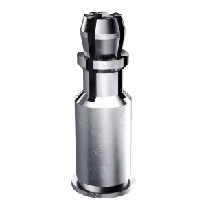 Self-Clinching Standoff, Spring Top, Steel, Zinc, 4MM x 18, 100 Pack