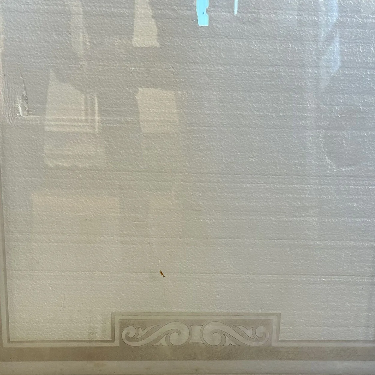 Set of Five English Neoclassical Etched Glass Windows
