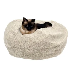 Sherpa Puff Ball® Pillow Bed For Dogs and Cats