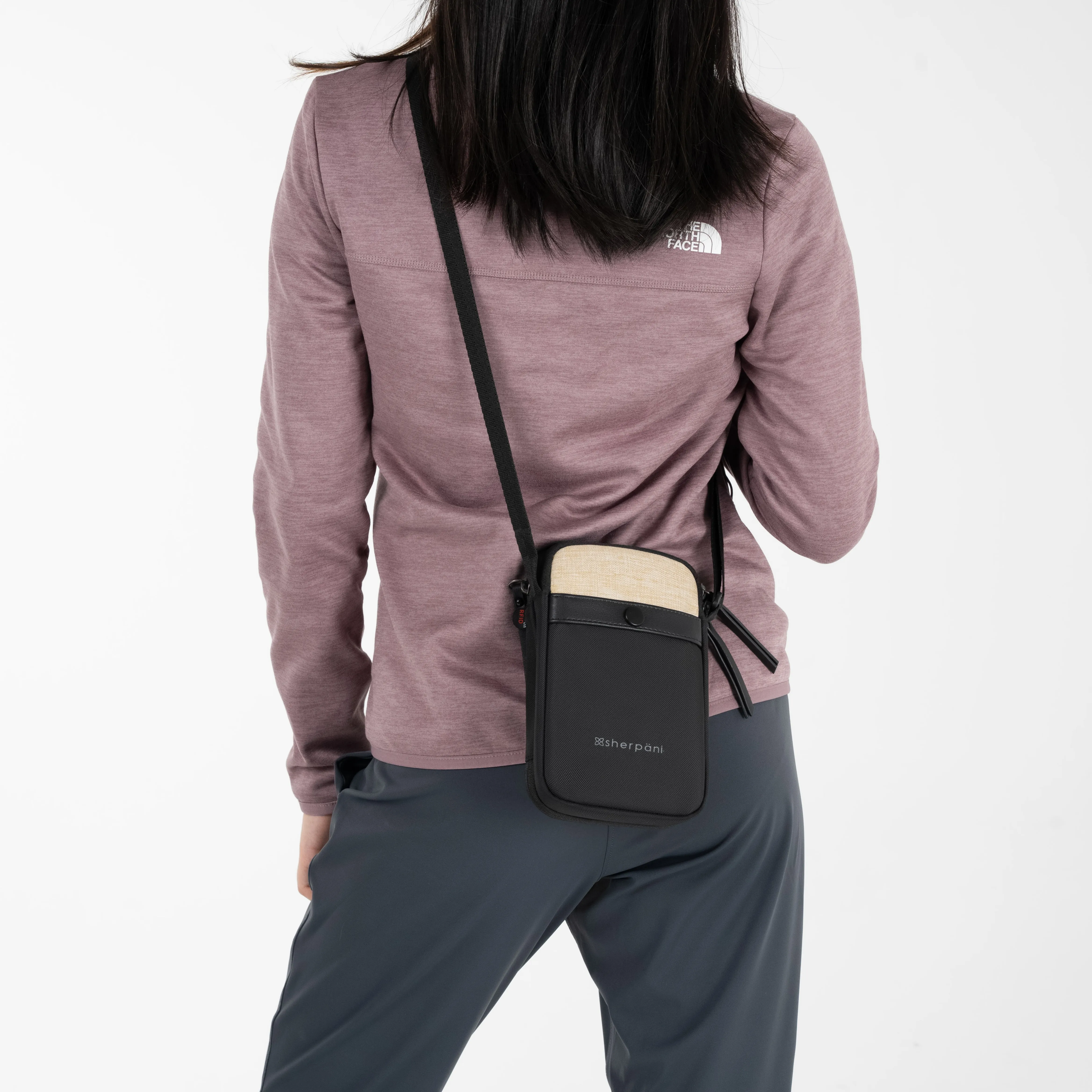 Sherpani Simplicity AT Travel Crossbody Wallet straw