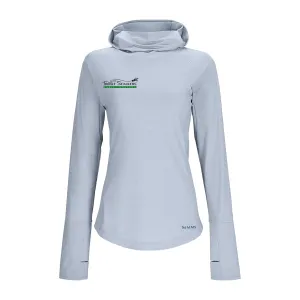 Simms MTS Logo Womens SolarFlex® Cooling Hoody Steel Blue