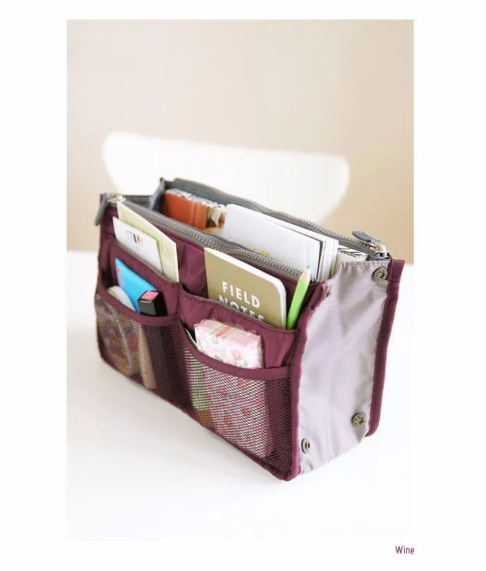 Slim Bag-in-Bag  Make up Organizer