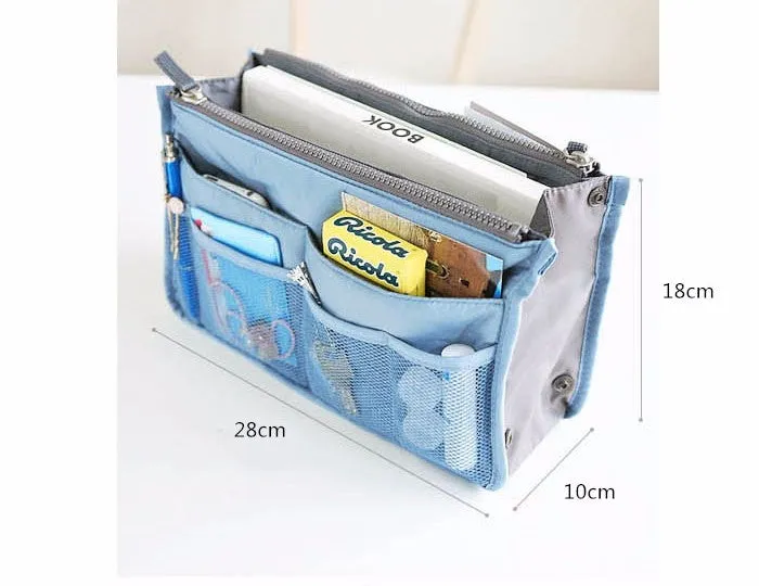 Slim Bag-in-Bag  Make up Organizer
