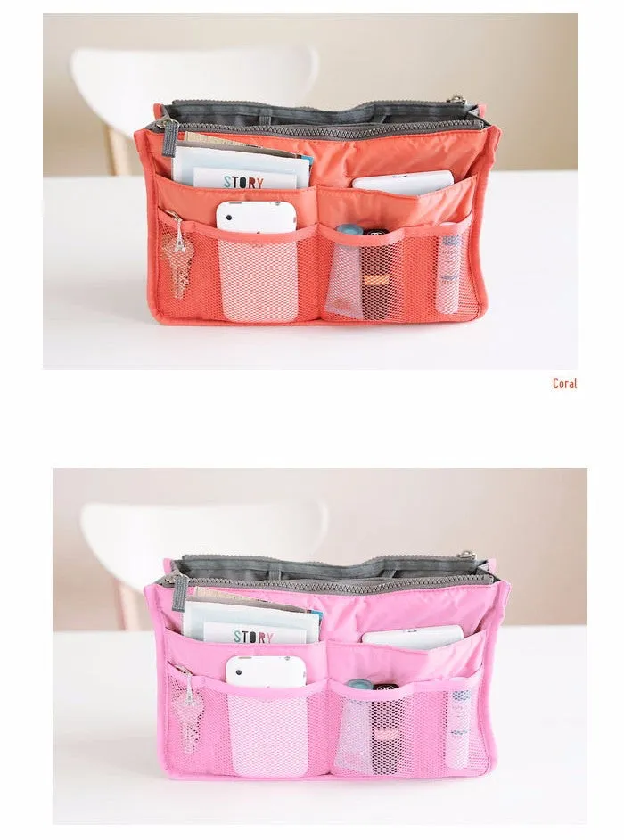 Slim Bag-in-Bag  Make up Organizer