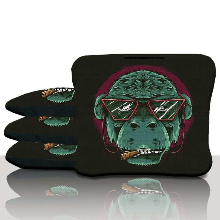 Smoking Monkey Cornhole Bags