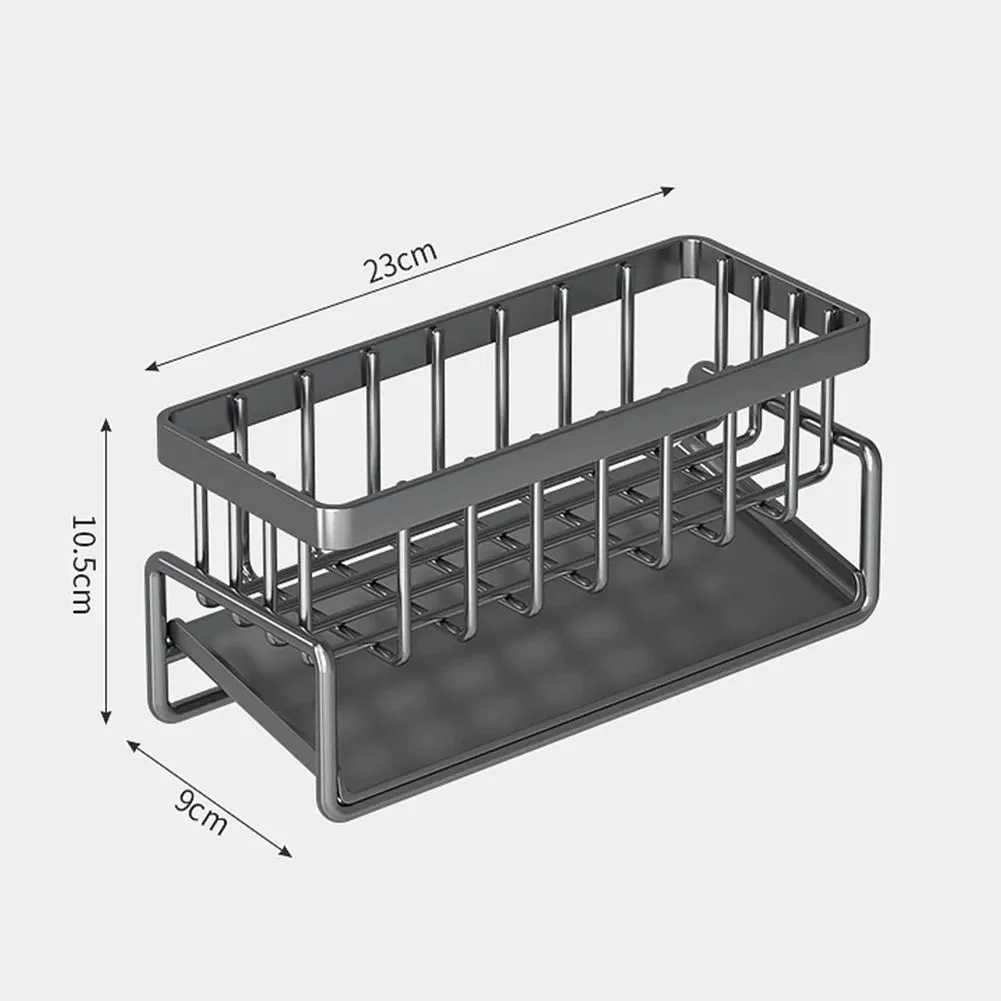 Stainless Steel Sink Drain Rack Organizer