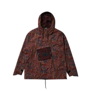 stone island shadow project convert cargo anorak (rust brown)