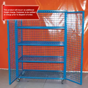 Storage Cage with Shelves
