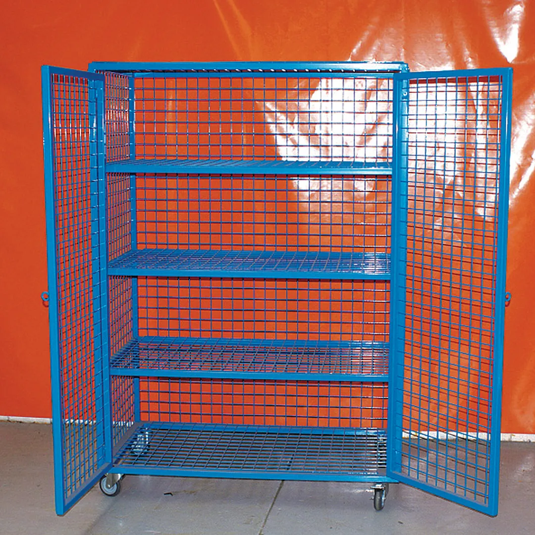 Storage Cage with Shelves