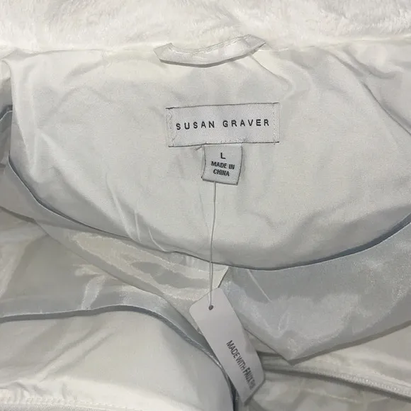 Susan graver winter parka coat  women’s large
