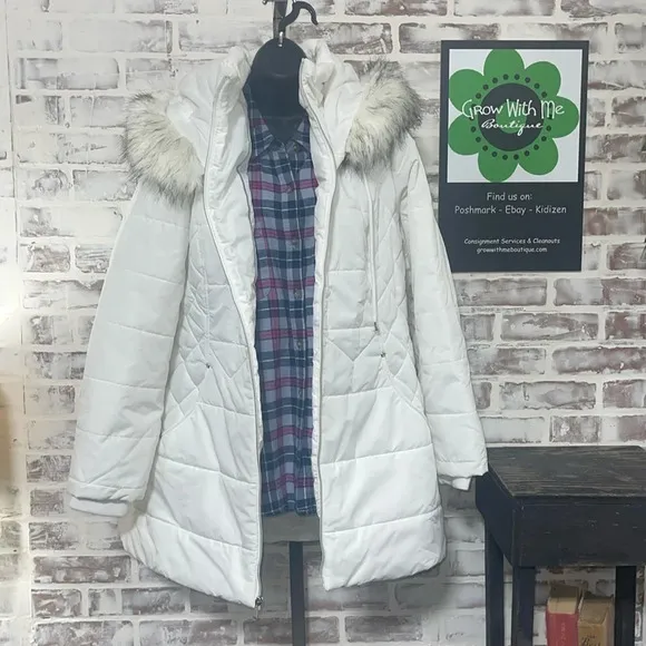 Susan graver winter parka coat  women’s large