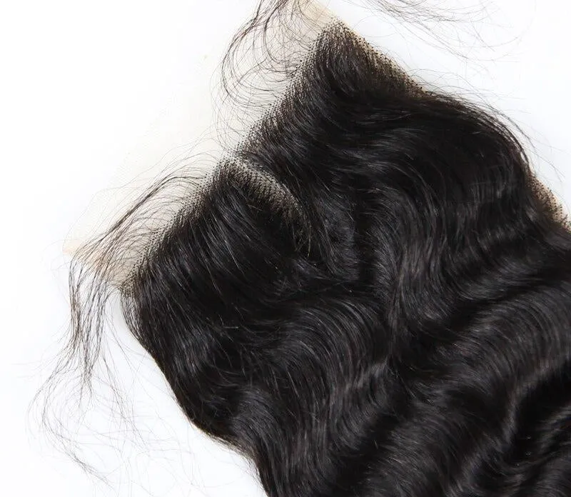 Swiss Lace Closure Brazilian Loose Wave 4x4 Closure