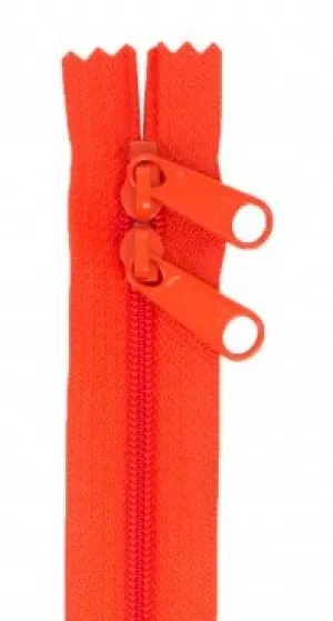 Tangerine 30" Double Pull Zipper