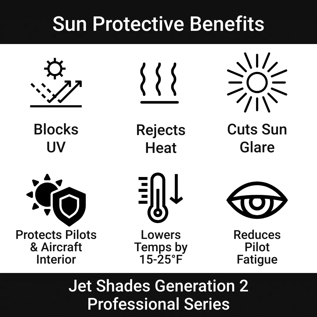 TBM 940 Generation 2 Professional Series Jet Shades