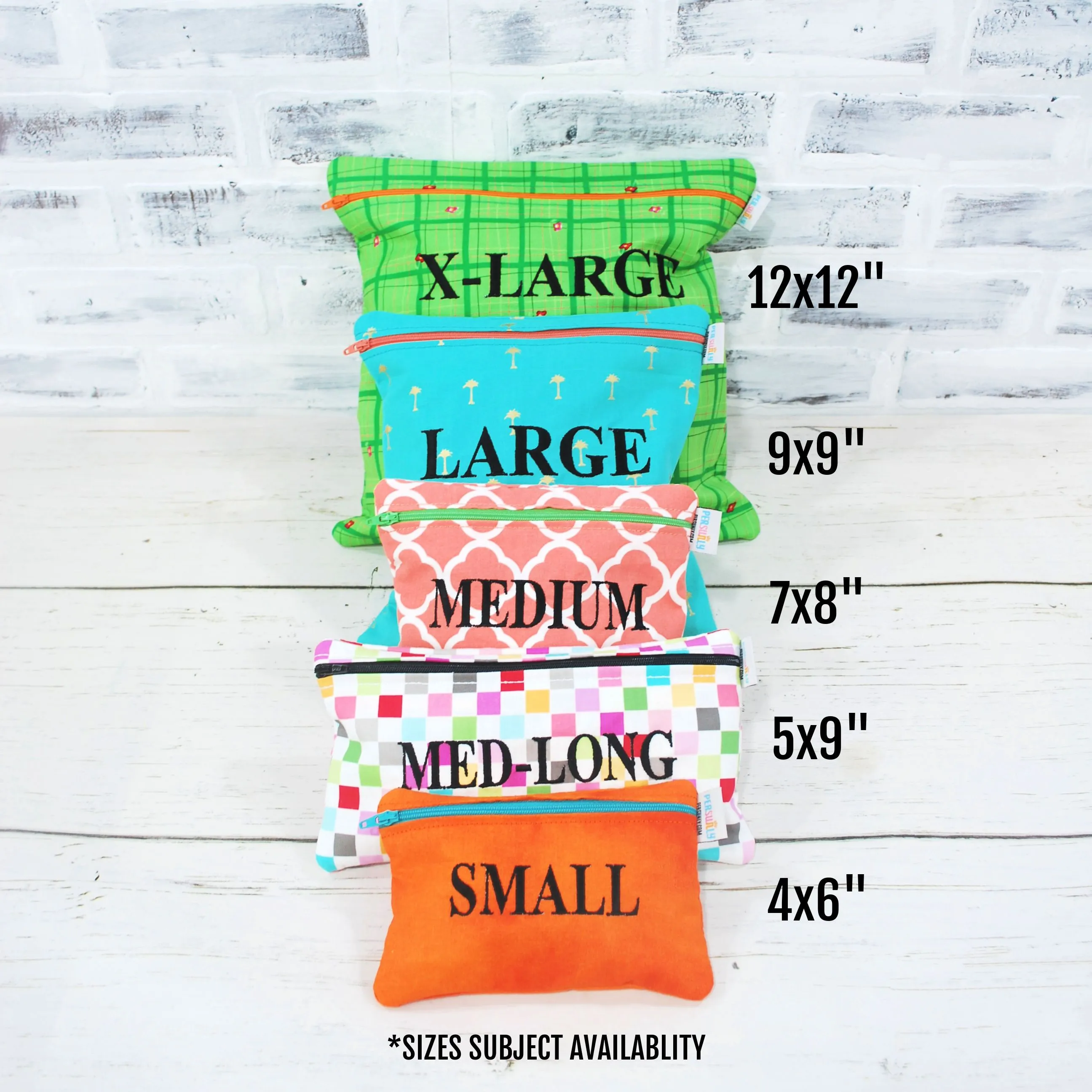 Teal and Orange Dino Personalized Reusable Food Bag