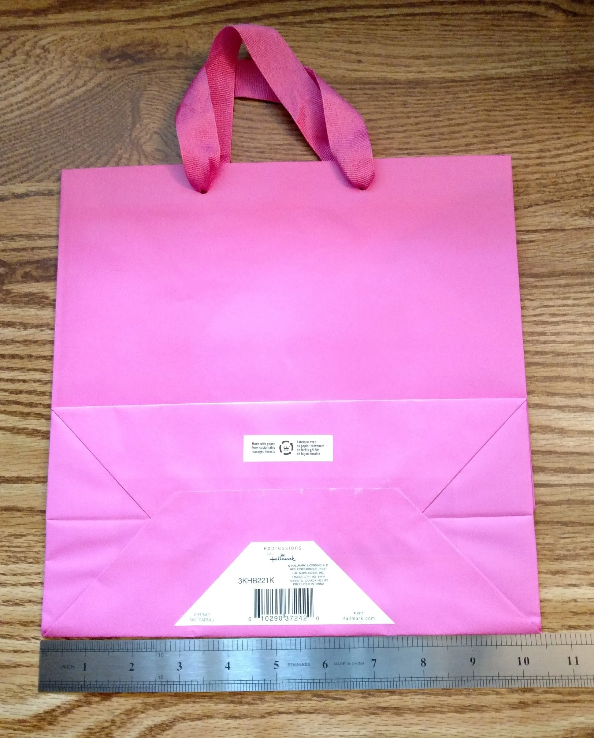 Teal Scroll NA Gift Bag
