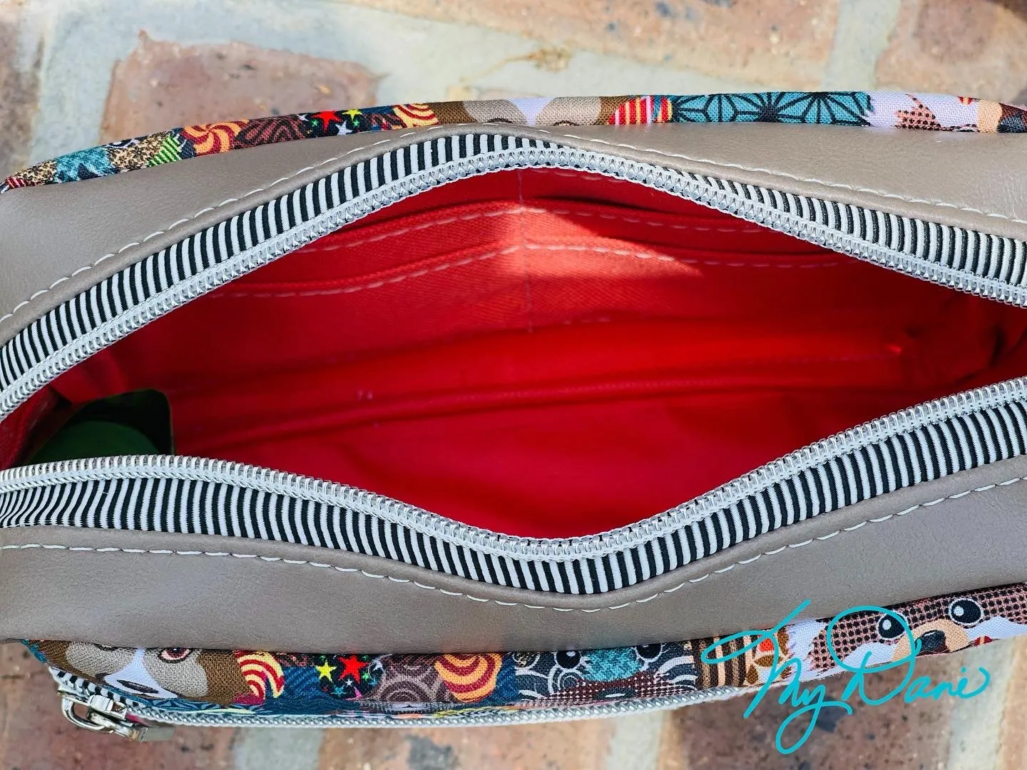 The Joey Dog Walking Bag in Doggy Cotton