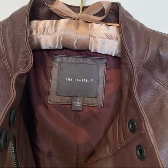 The Limited Mahogany Leather Jacket