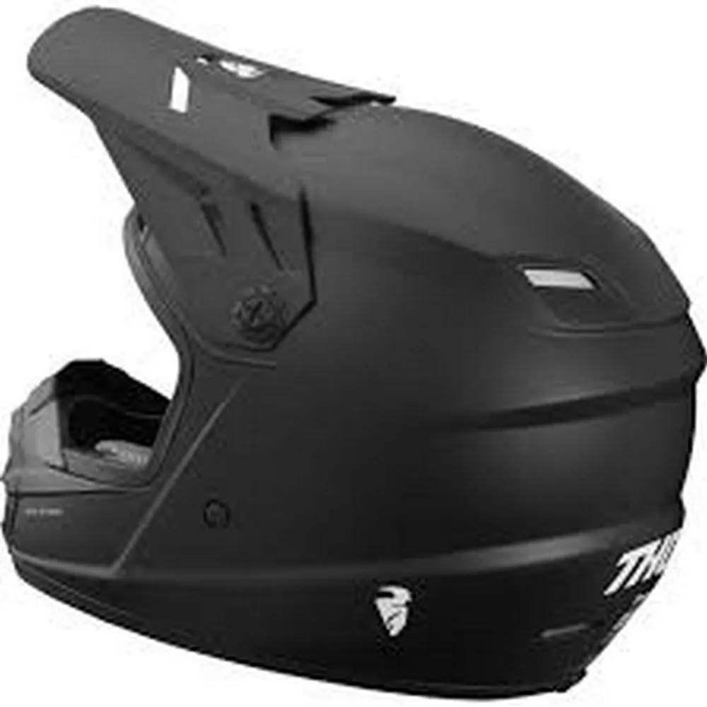Thor Mx Sector Youth Helmet Black S22 Y