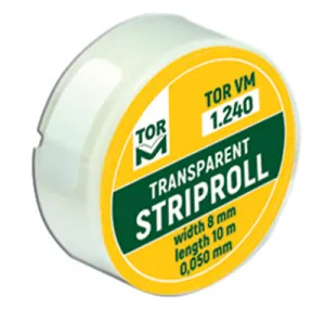 Transparent Striproll 8mm Wide 10m Long