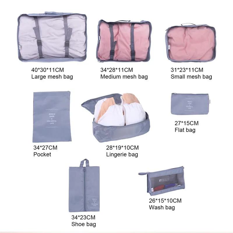 TravelCube™  Multifunction Packing Organizer Bag Kit (6/8pcs)