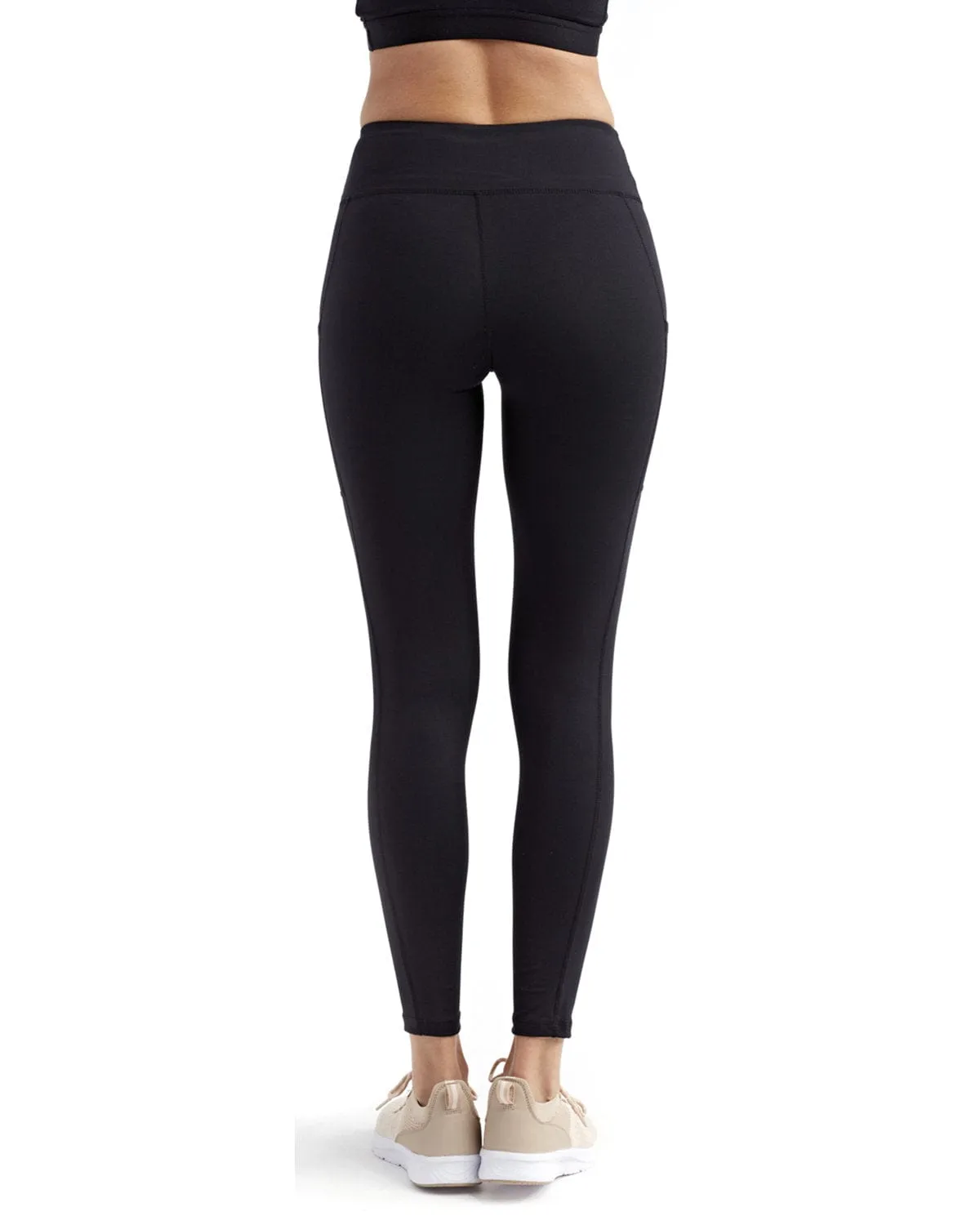TriDri Ladie's Mesh Pocket Danica Leggings | Black