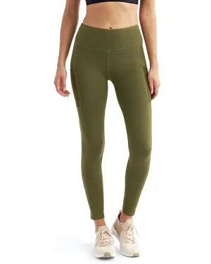 TriDri Ladie's Mesh Pocket Danica Leggings | Olive