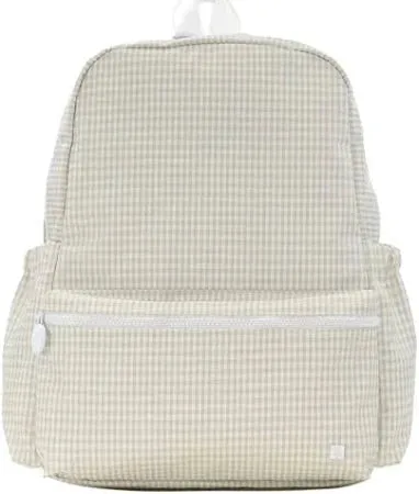 TRVL Backpacker Gingham Pearl Grey