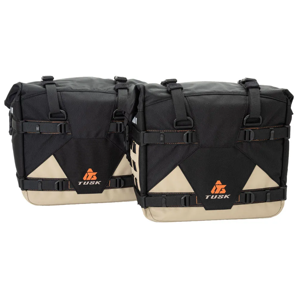 Tusk Pannier Racks with Tusk Pilot Pannier Bags