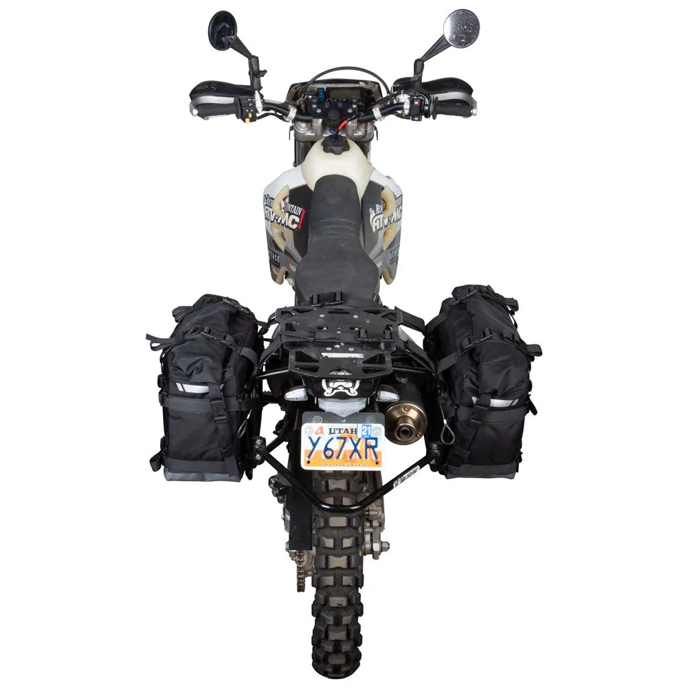 Tusk Pannier Racks with Tusk Pilot Pannier Bags
