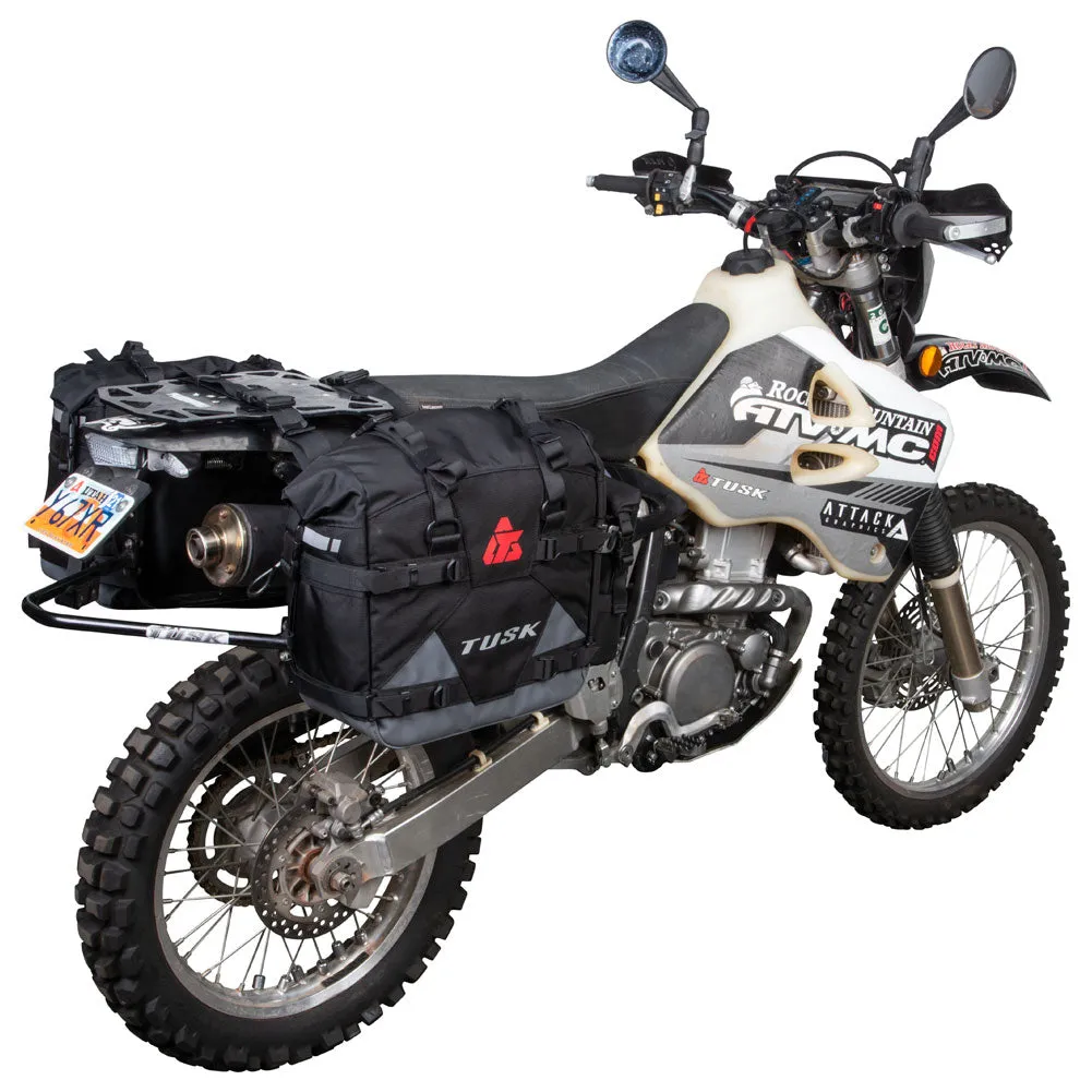 Tusk Pannier Racks with Tusk Pilot Pannier Bags